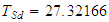 $T_{Sd}=27.32166$
