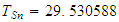 $T_{Sn}=29.\,530588$