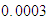 $0.0003$