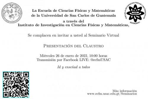 Seminario Miércoles 26 - Presentación Claustro Catedráticos -