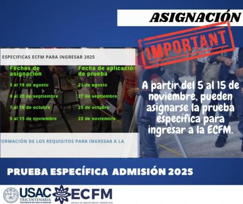 Asignación cuarta pruebas especificas 2025