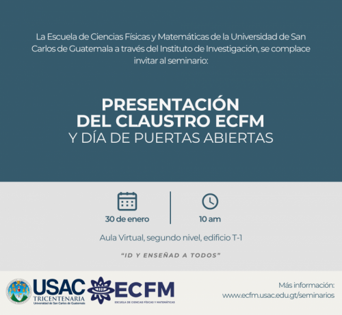 Presentación de Claustro ECFM y Día de Puertas Abiertas