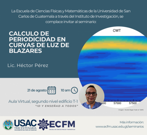 Cálculo de periodicidad en curvas de Luz de blazares