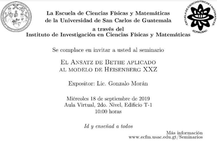 EL ANSATZ DE BETHE APLICADO AL MODELO DE HEISENBERG XXZ