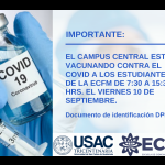 Vacunación estudiantil ECFM - COVID-19