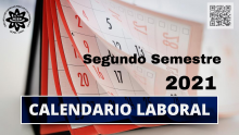 Calendario Labores Segundo Semestre 2021
