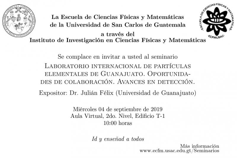 El laboratorio de partículas elementales de la Universidad de Guanajuato 