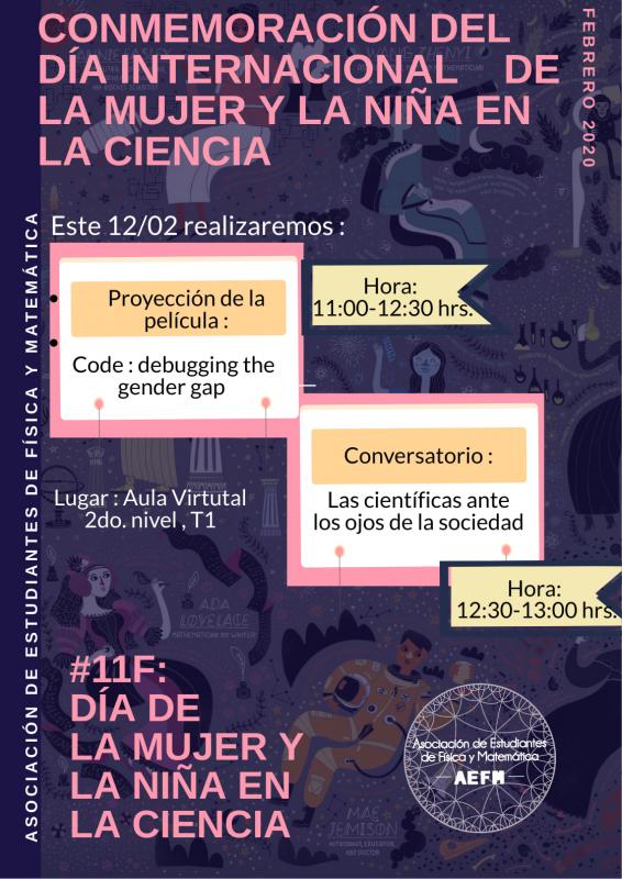 Conmemoración de día Internacional de la mujer y la niña en la Ciencia.