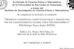 Modelos climáticos computacionales y proyecciones de calentamiento global para Centroamérica